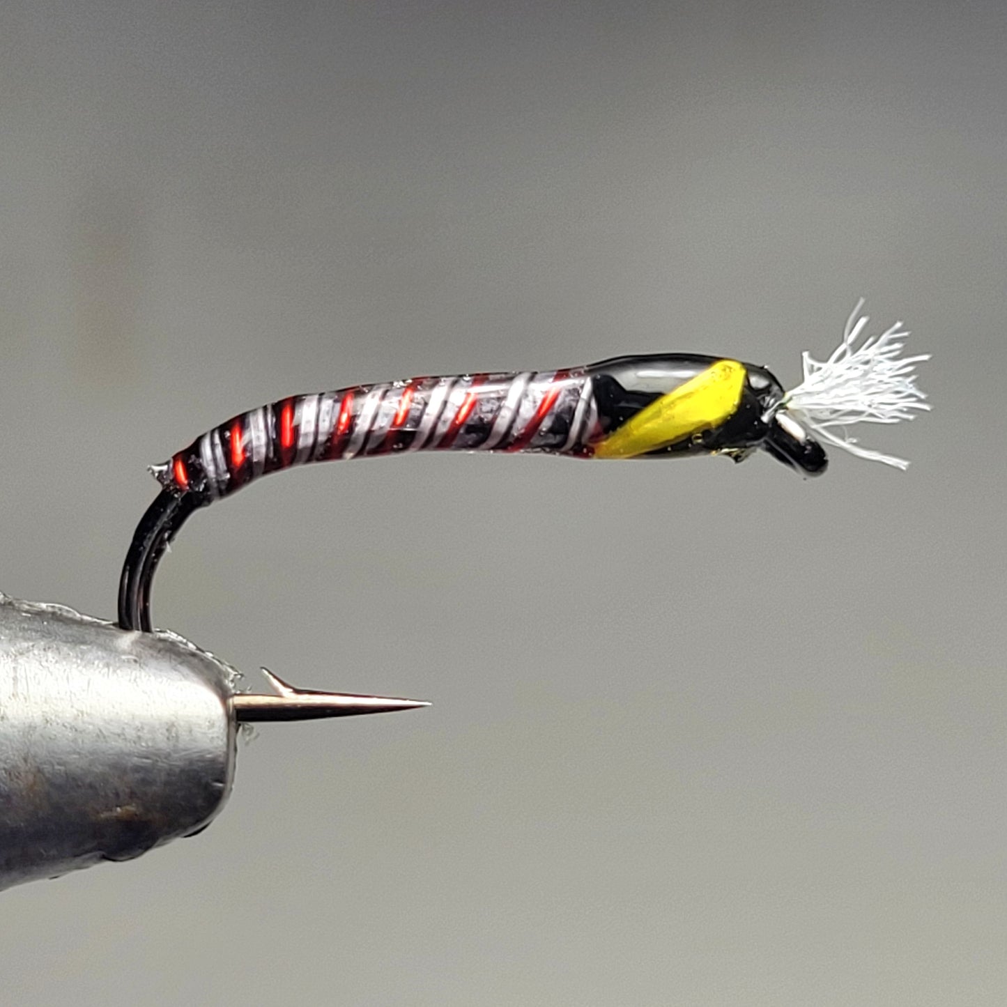 x3 Grey Boy Buzzer.  Black. Nickel hook